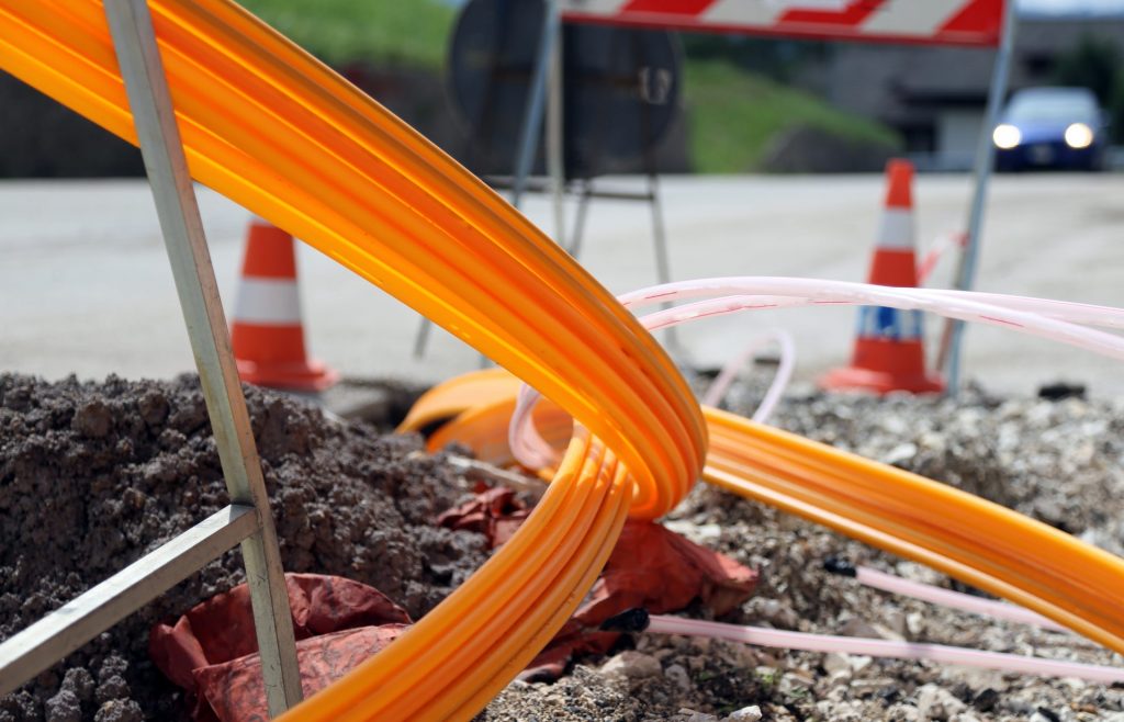 fibre optic installation