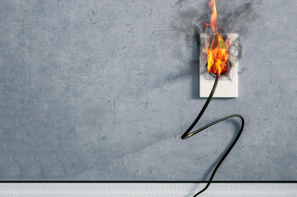 common causes of electrical fires